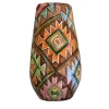Artema Galli Vaso policromo in stile geometrico Kilim