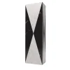 Carcino Design Vaso Polimelus Nero Marquina e Bianco Carrara