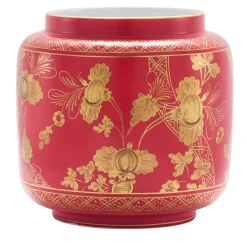GINORI 1735 Vaso Portacandela Oriente Italiano Rubrum