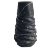 FiammettaV Home Collection vaso Rock in marmo nero di Jacopo Simonetti