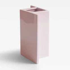 Sandro Lopez Milan Vaso Rook in ceramica rosa