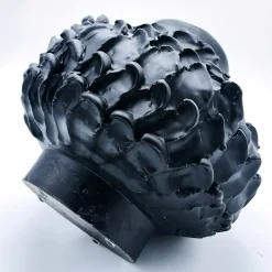 Daria Dazzan Vaso rotondo nero opaco Onda