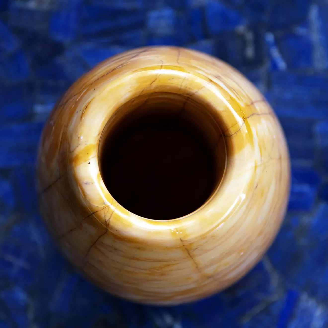 Officina Della Scala Vaso Siena giallo di Franco Albini