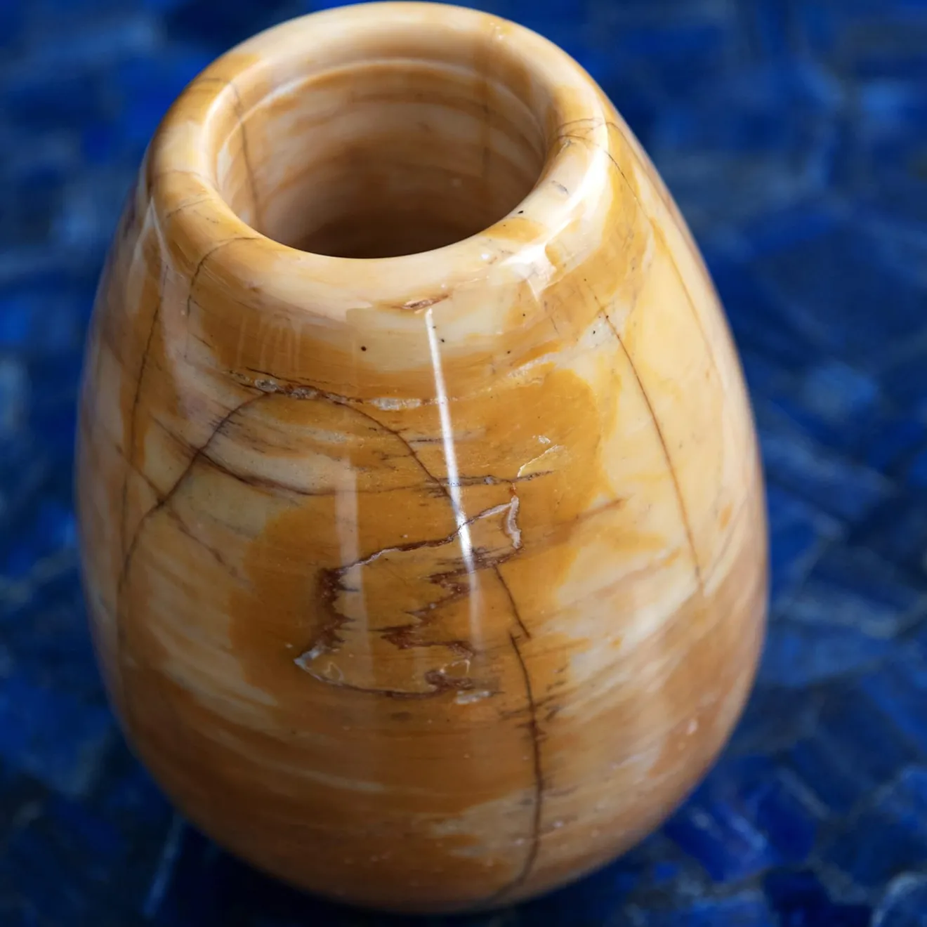 Officina Della Scala Vaso Siena giallo di Franco Albini