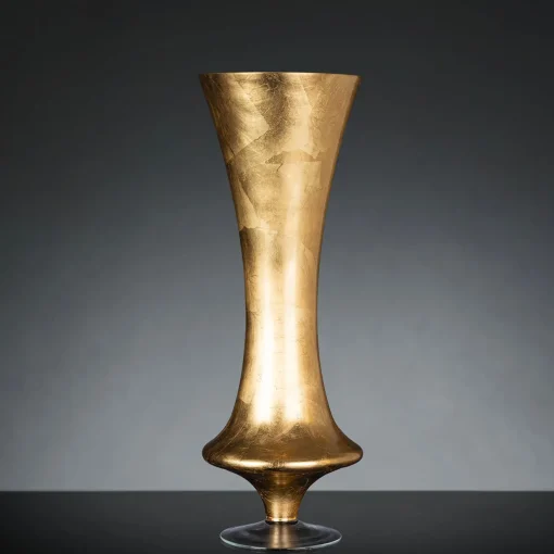 VGnewtrend Vaso Silvia in foglia d'oro