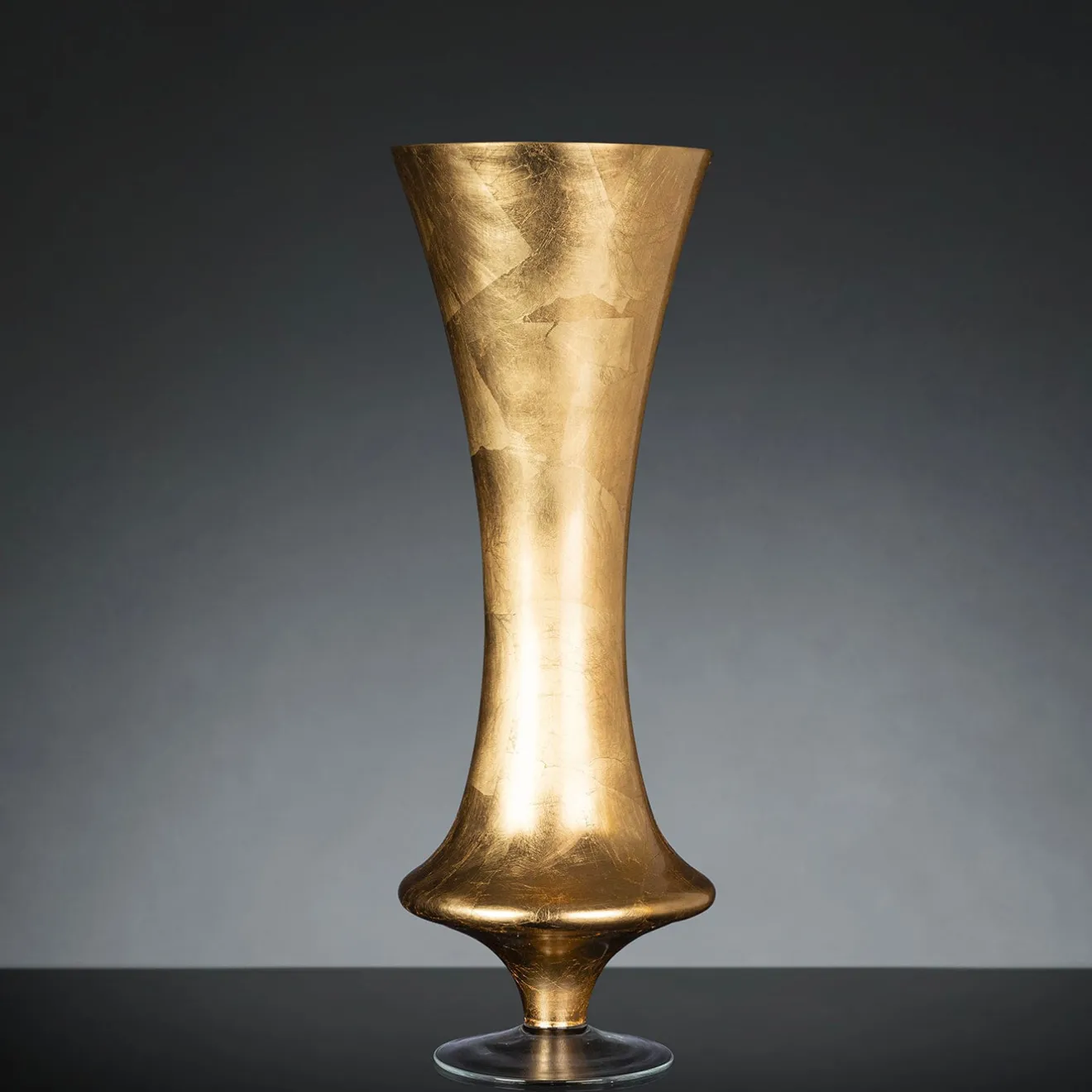 VGnewtrend Vaso Silvia in foglia d'oro