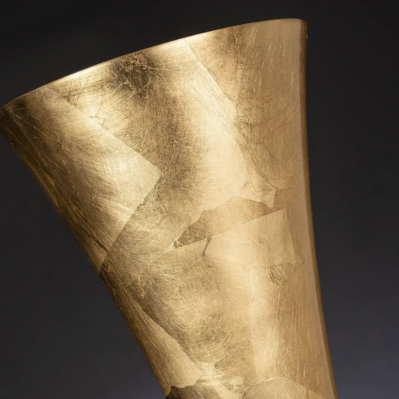 VGnewtrend Vaso Silvia in foglia d'oro