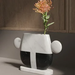 MMairo Vaso Tacca Black Marquina/White Michelangelo di Matteo Cibic #1