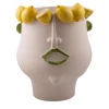 Patrizia Italiano Vaso Testa in Ceramica Multicolore Domitilla