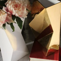 V.L. Lavorazioni In Ferro Vaso Verso A Dorato Di Antonio Saporito