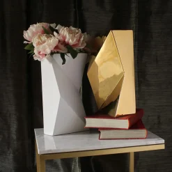 V.L. Lavorazioni In Ferro Vaso Verso A Dorato Di Antonio Saporito