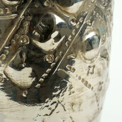 deBlona Vaso Viel in ceramica argento di Gabriele Mengoni