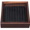 Riviere Vassoio portavalori quadrato Febe Ebony Lines Small