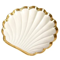 Villari VENTAGLIO PICCOLO A CONCHIGLIA - BIANCO