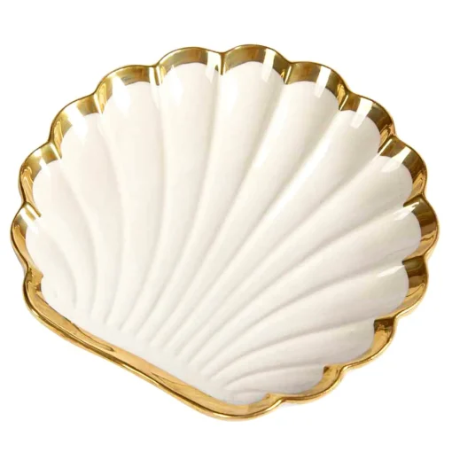Villari VENTAGLIO PICCOLO A CONCHIGLIA - BIANCO