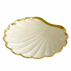 Villari VENTAGLIO PICCOLO A CONCHIGLIA - BIANCO