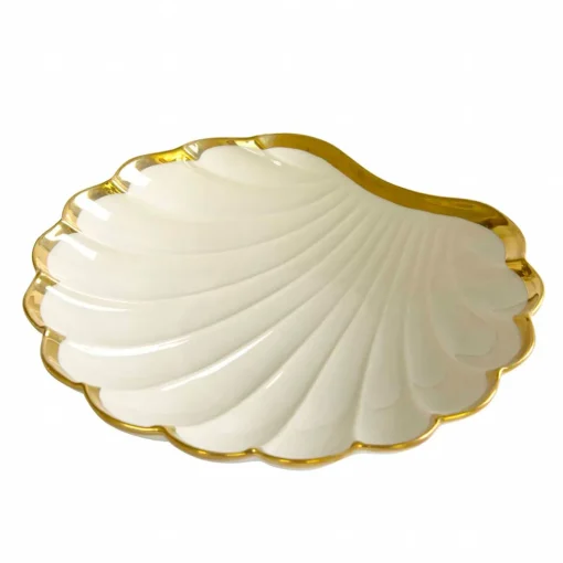 Villari VENTAGLIO PICCOLO A CONCHIGLIA - BIANCO
