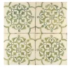 Studio Le Nid Verde Collina Set di 4 piastrelle #8