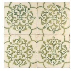 Studio Le Nid Verde Collina Set di 4 piastrelle #8