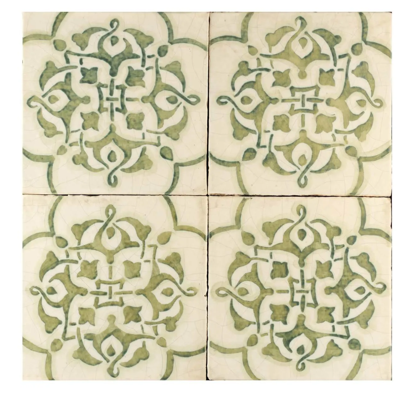 Studio Le Nid Verde Collina Set di 4 piastrelle #8