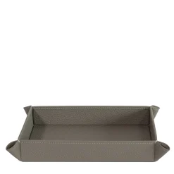 Cassigoli Vide-Poche Michelangelo 19 in pelle grigio luna