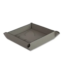 Cassigoli Vide-Poche Michelangelo Butterfly in pelle grigio luna