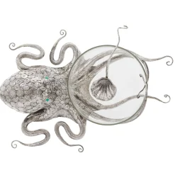 Fratelli Lisi Zuppiera Octopus in argento sterling e cristallo